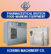 Dryer Equipment / Injection Filling Machine / Medicine Filling Machine / Pharmanceutical Machinery  - Echung Machinery Co.