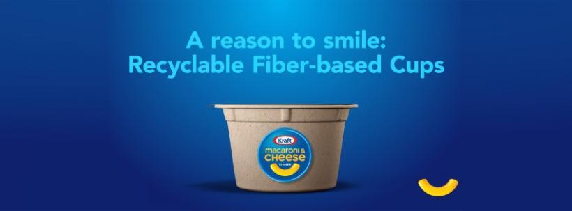 Kraft Mac & Cheese Recyclable Fiber-Based Cup (Graphic: Business Wire)