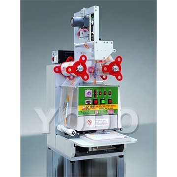 桌上型餐盒裝食品專用自動封口機，餐盒封口機，食品封口機，桌上型封口機，封口機，餐盒食品封口機