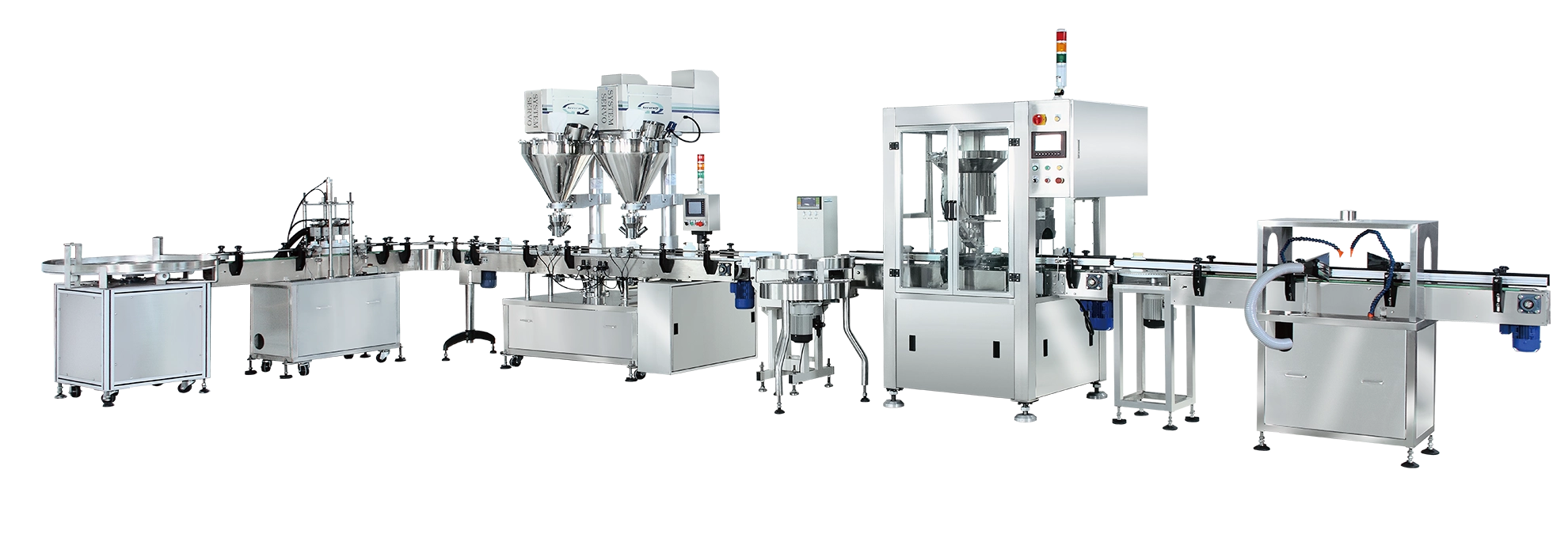 SM-2101-2H1S Automatic Double-head Filling Capping Machine